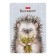 Notepad A6, 40 sheets on the crest "It is good to be a hedgehog", cover shaking cardboard, UV-lak, block 65 g/m², mix