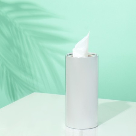 Napkins in a tube 50 pcs, 2 layers "silver"-1