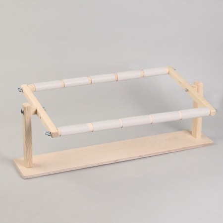Stuls-frame for embroidery, 30 × 50 cm, with stand, color light wood-2