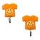 Self -adhesive hooks Axentia 2 pcs, 6.5x7x1.5 cm, color mix