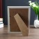 Photo frame plastic 15x20 cm "Valentine" white with a gold drawing 23x18 cm