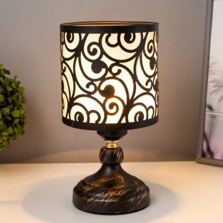 Axel table lamp E27 Black 14x14x27 cm Risalux-1