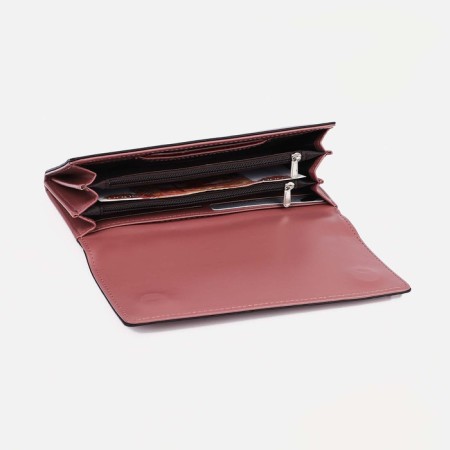 Women's wallet on magnets, pink color-2