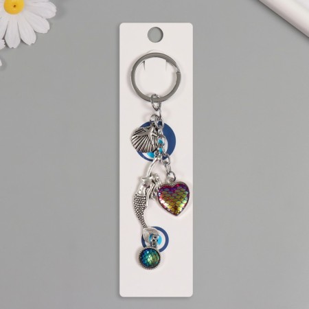 Keychain from the evil eye Metal "Little Mermaid" 9.5 cm-3