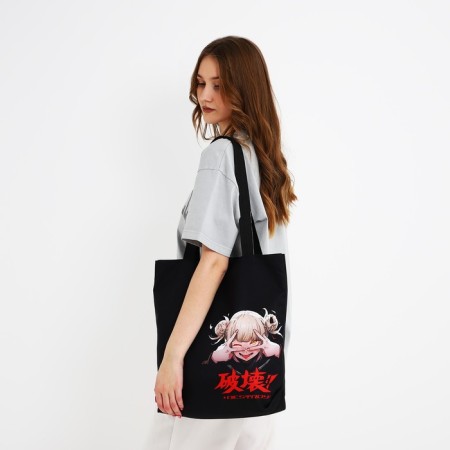 Bag Schoper anime, 40x12x38, black color-6