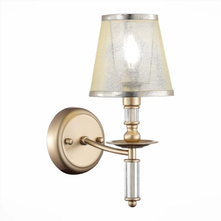 Wall lamp EVOLUCE. Sle1115-201-01. Vinci. 1x60 W, E14, 14x32 cm, color pink gold