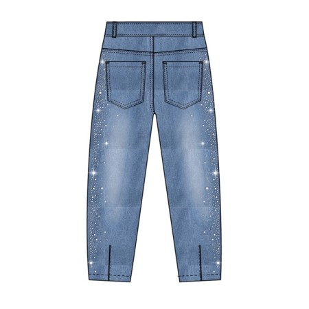 Jeans for the girl PlayTode, height 170 cm-4