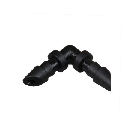 L-shaped connector for drip irrigation, 5 mm-5 mm, pr-plastic, Greengo-1