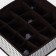 Organizer for storing linen Villy, 16 cells, 27 × 25 × 10 cm, white-brown color