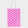 Craft package, pink, "broken lines", 21 x 15 x 8 cm