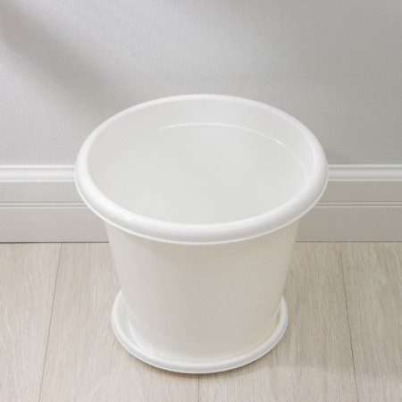 Pot with the Podon "Economy", 10 l, white color-2