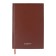 Leduced Diary A5, 160 sheets, Attomex. Orion, solid boumvinyl cover with foam rubber, liesse, block 70 g/m2, brown