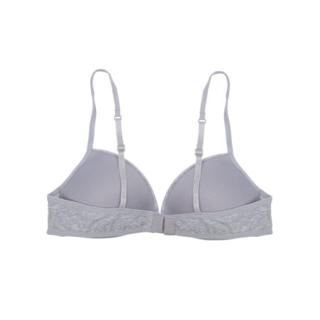 Knitted bra for girls, size 75 a, the color is light gray-1