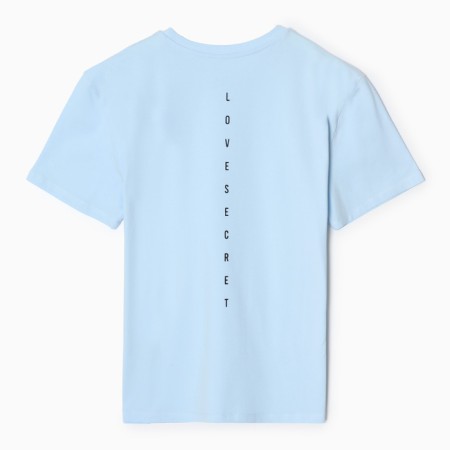 T-shirt female, color is bright blue, the size of One size (42-46)-3