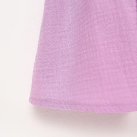 Платье детское с рюшей KAFTAN "Муслин", р 26 (80-86см), лиловый-8