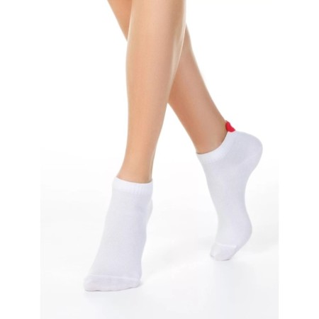 Women's socks Active, size 23, white color-1