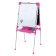 Prayer for children's bilateral “Knowledge Board” is regulated in height, + educational supplies, pink color