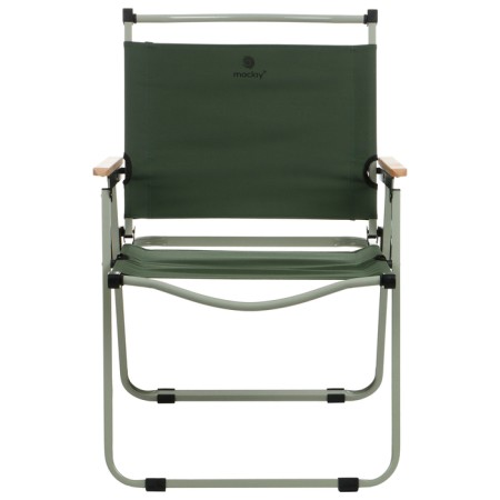 Folding chair 55 x 50 x 78 cm, up to 120 kg, green color-5