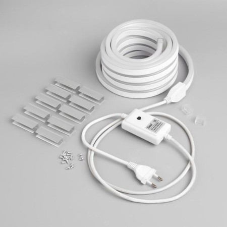 Flexible neon Uniel 10 × 18 mm, IP67, 5 m, SMD5050, 80 LED/m, 220 V, glow RGB-3