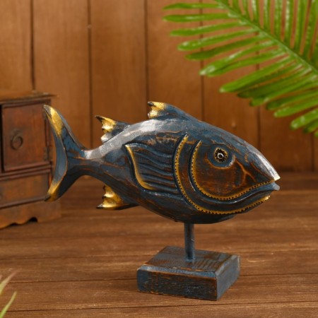 Souvenir on the stand "Fish" wood 30x10x22 cm