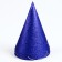 Carnival cap "Shine", set 6 pcs., Blue color