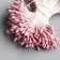 Stamens for flowers "droplets matte dusty rose" d = 1.5 mm set 400 pcs length 6 cm