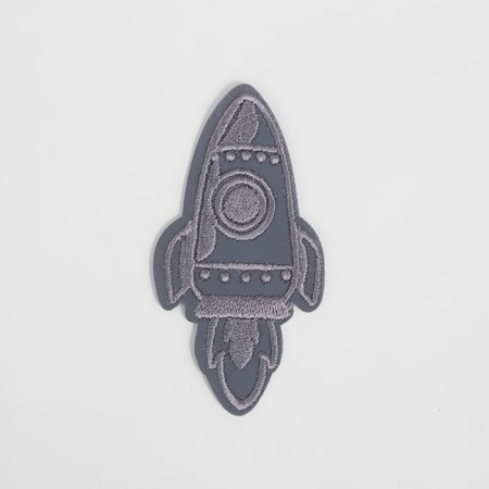 Reflective thermonacle "rocket", 8 × 4 cm, color gray color-1