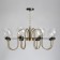 Charais chandelier, size 90x91.5x90 cm, 480W 8xe27 IP 20