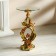 Decorative table "Flower" gold 45x45x82 cm