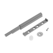 Push-to-Open pusher, magnetic, hidden installation, color gray color