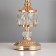 Table lamp "Enthusiasm" 1x60W E27 gold belt backlight 26x26x46 cm Risalux