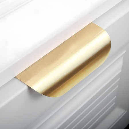 Handle cappio, m/o 96 mm, matte gold color-1