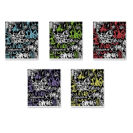 Notebook 96 sheets, cage, Erichkrause, Graffity mix-5
