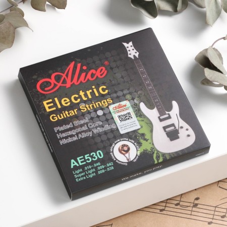 Strings set for AE530SL 531, Nickel, 9-42 Alice