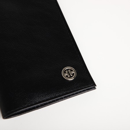 Covers for passport, textura, black color-3
