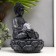 The desktop fountain from the network, the backlight "Gray Buddha with the ball" 30x19x19 cm