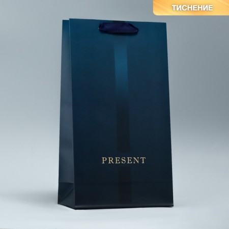 Gift package for two bottles, packaging, "Present", 35 x 20 x 9 cm-3