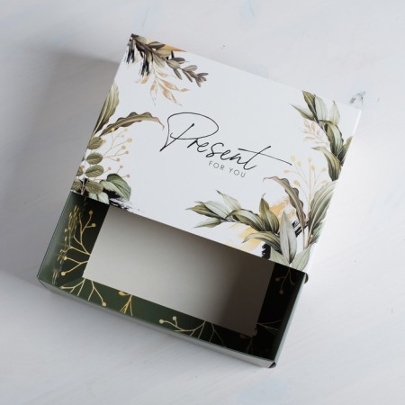 Gift folding box, packaging, Present for You, 25 x 18 x 10 cm