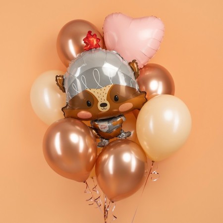 Foil ball 25 "Raccoon", figure-1