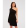 Women's dress on one shoulder MIST Mini, p. 46, black
