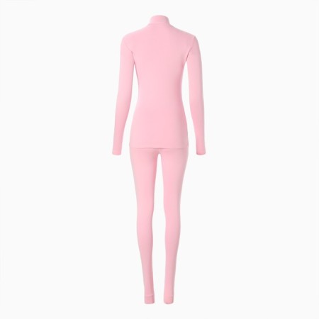 Women's thermal underwear (longshit, leggings) minku light pink color, size 46-12