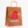 Craft package with embossing, round handle, "cap" 33 x 25 x 12 cm, 120 g