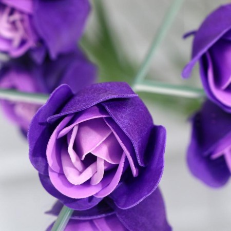 Soap roses, three -color, set of 6 pcs.-2