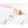 Velvet tape, 10 mm, 18 ± 1 m, pink color No. 08