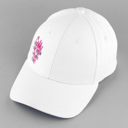 Women's cap Come on, white color, rr 56-2