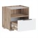 Covereign cabinet "Nicole No. 2", 500 × 350 × 450 mm, alpine oak color / white radiance