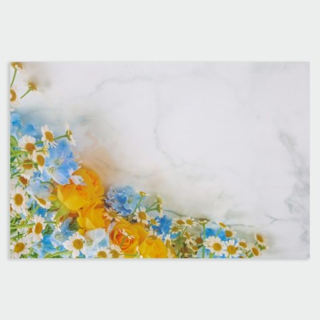 Photophone bilateral paper 300 grams "Roses and chamomile" 57x87 cm-1