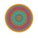 Pareo and beach rug "Mandala of Life", D = 150 cm