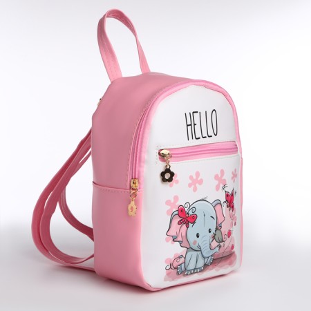 Baby backpack on lightning, pink color-4