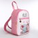 Baby backpack on lightning, pink color